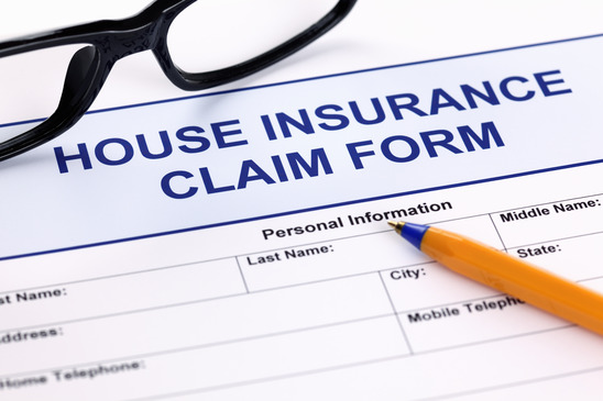 House insurance claim form