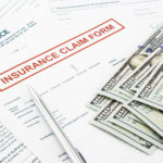 insurance claim form and money