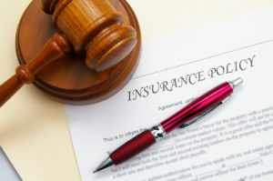 Insurance policy contract and pen
